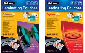 Купить Fellowes - Klebstoff - 125 Mikron - 100er-Pack - glänzend - A3 (297 x 420 mm) Taschen für Laminierung (5329001) в магазине wardena.ru