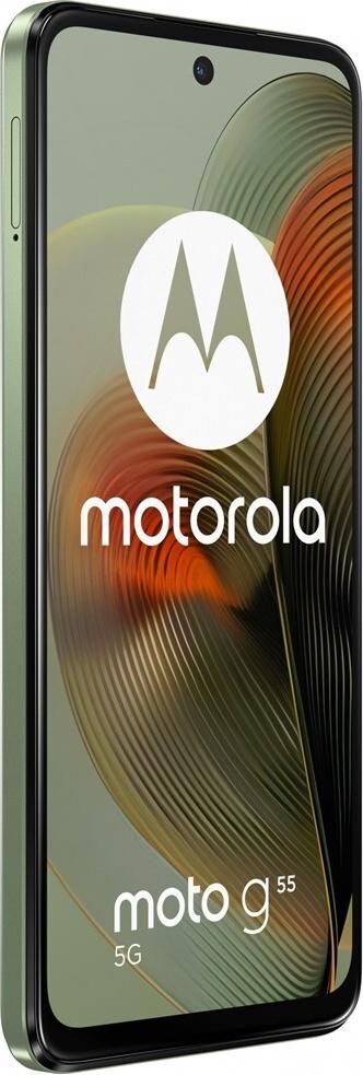 Купить Motorola moto g55 5G 16,5 cm (6.49") Dual-SIM Android 14 USB Typ-C 8 GB 256 GB 5000 mAh Grün (PB5U0007PL) в магазине wardena.ru