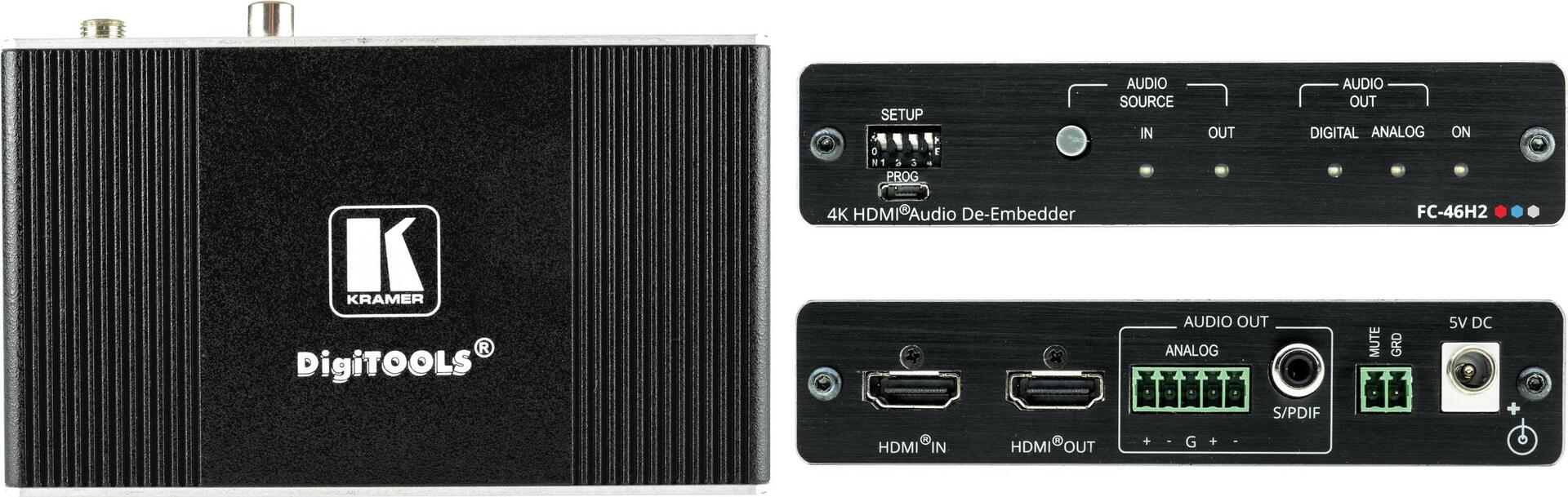 Купить Kramer Electronics FC-46H2 - Mini-USB - 5 V - 370 mA - 120 mm - 71,5 mm - 24,4 mm (40-000090) в магазине wardena.ru