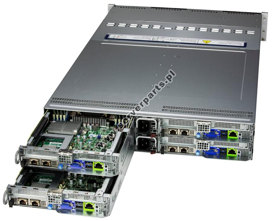 Купить Server Twin Supermicro SYS-622BT-HNC8R • 827BQ2-R3K60P • X14DBT-B • BigTwin в магазине wardena.ru
