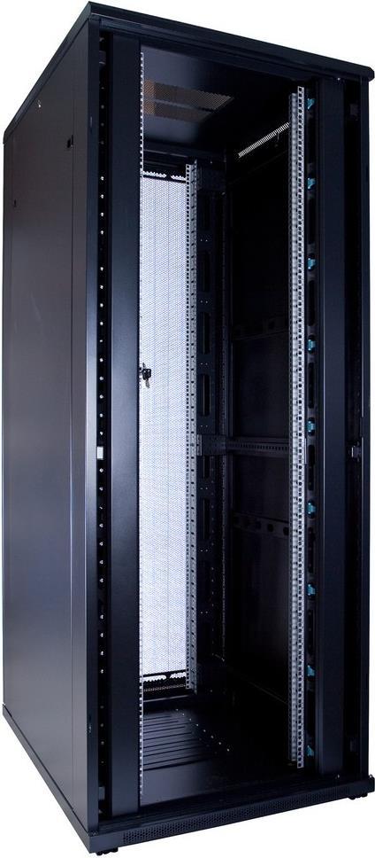 Купить DSIT 42 HE 48,30cm (19") Serverschrank, mit perforierten Doppelflügeltüren vorne und hinten (BxTxH) 800x1000x2000mm (DS8042DD) в магазине wardena.ru