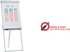 Купить FRANKEN Flipchart Standard, 670 x 950 mm, hellgrau Tafel magnethaftend, Dreibeinstativ, glasfaserverstärkter (FC43) в магазине wardena.ru