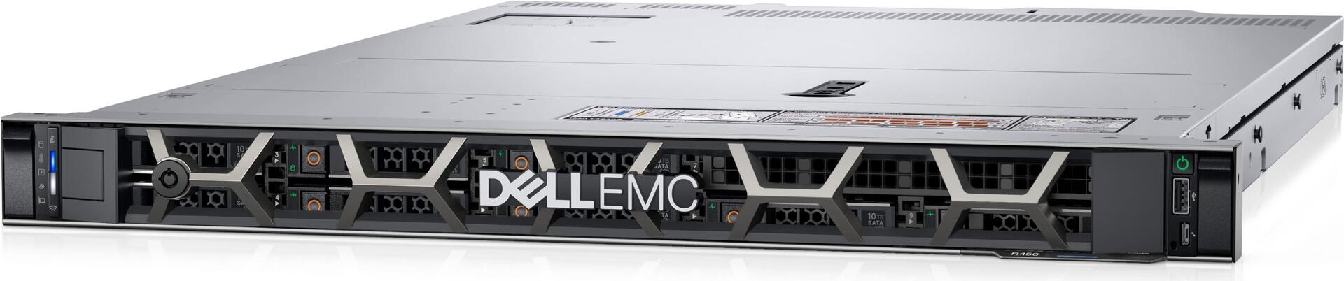 Купить DELL PowerEdge R450 Server 480 GB Rack (1U) Intel® Xeon Silver 4309Y 2,8 GHz 16 GB DDR4-SDRAM 800 W (PER4508A) в магазине wardena.ru