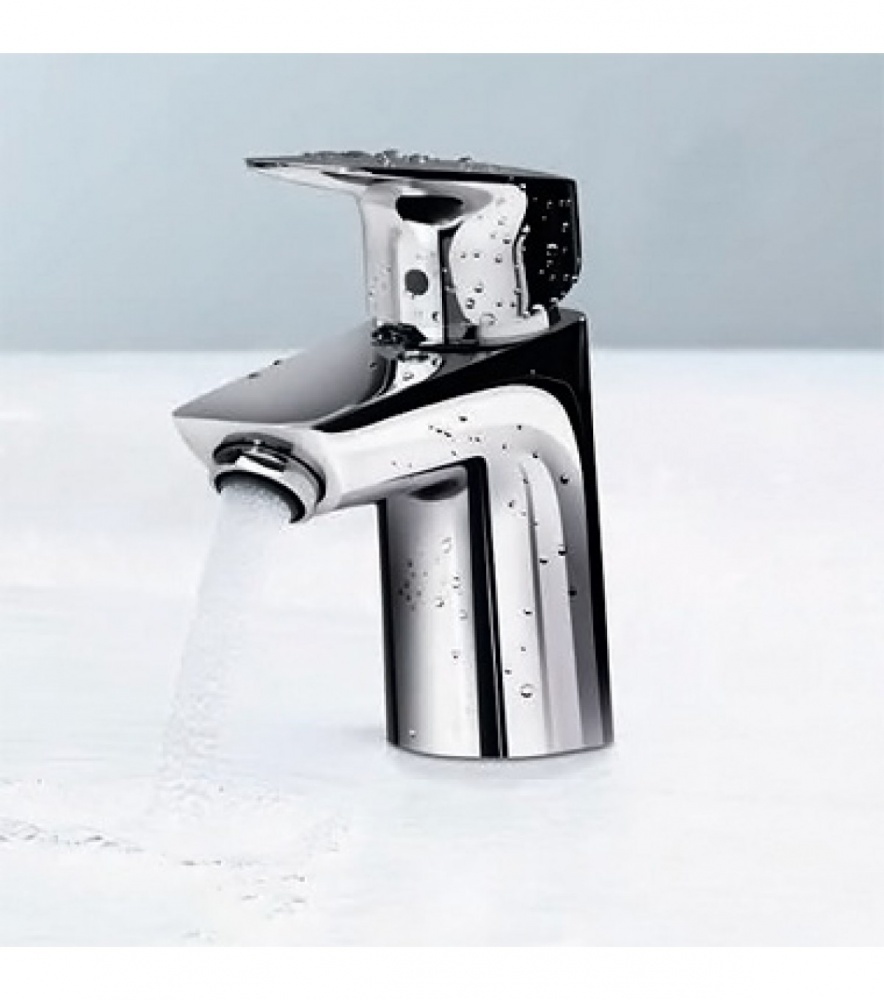 Купить Hansgrohe Logis смеситель для раковины 70 однорычажный без донного клапана хром 71071000 в магазине wardena.ru