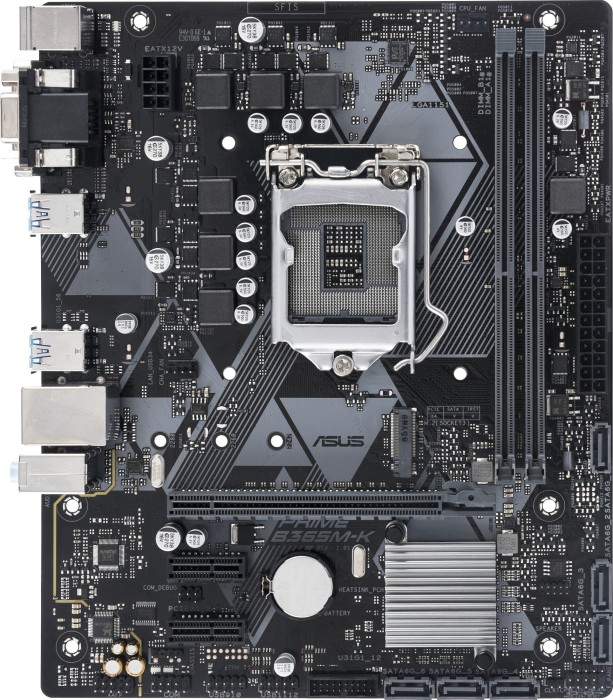 Купить ASUS PRIME B365M-K - Motherboard - micro ATX - LGA1151 Socket - B365 - USB 3.1 Gen 1 - Gigabit LAN - Onboard-Grafik (CPU erforderlich) - HD Audio (8-Kanal) (90MB10M0-M0EAY0) в магазине wardena.ru