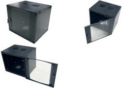 Купить LogiLink - Wandschrank - Dunkelgrau, RAL 7021 - 6U - 48.3 cm ( 48,30cm (19") ) (W06F64B) в магазине wardena.ru