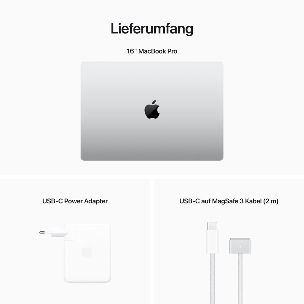 Купить Apple MacBook Pro 41cm(16‘‘) M2 Pro 12-Core 512GB silber (MNWC3D/A) в магазине wardena.ru