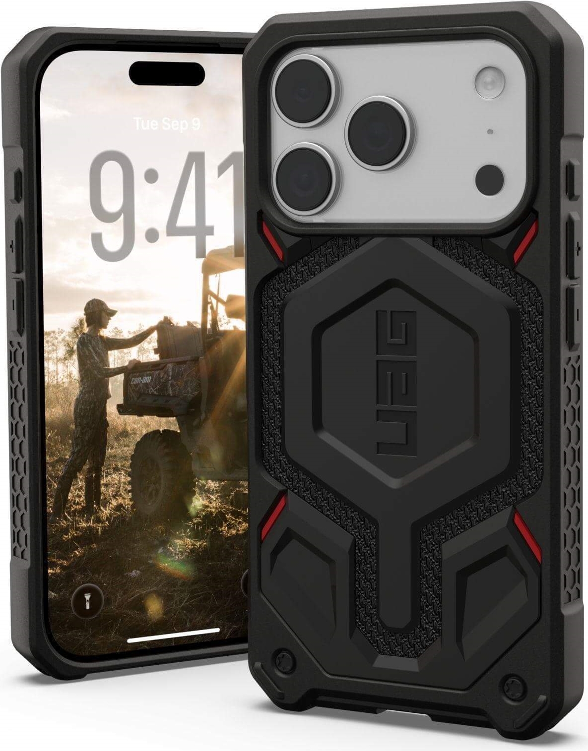 Купить UAG Urban Armor Gear Monarch Pro MagSafe Case | Apple iPhone 17 Pro | kevlar schwarz | 114513113940 (114513113940) в магазине wardena.ru