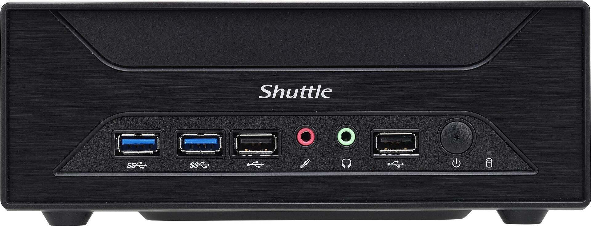 Купить Shuttle XPC slim XH410G - Barebone - Slim-PC - LGA1200-Sockel - Intel H410 - keine CPU - RAM 0GB - GigE (PIB-XH410G01) в магазине wardena.ru