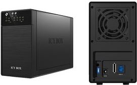 Купить RaidSonic ICY BOX IB-RD3620SU3 - Festplatten-Array - 2 Schächte (SATA-600) - SATA 3Gb/s, USB 3.0 (extern) в магазине wardena.ru