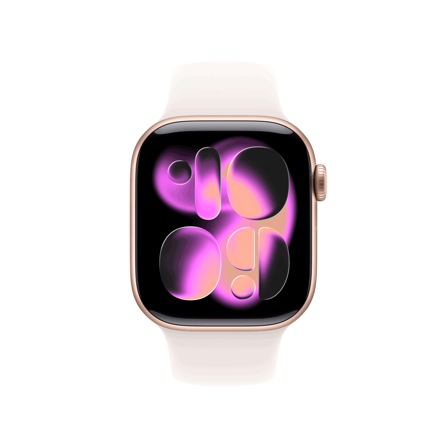 Купить Apple Watch Series 11 GPS + Cellular 42mm Rose Gold Aluminium Case with Light Blush Sport Band - M/L (MF8F4ZR/A) в магазине wardena.ru