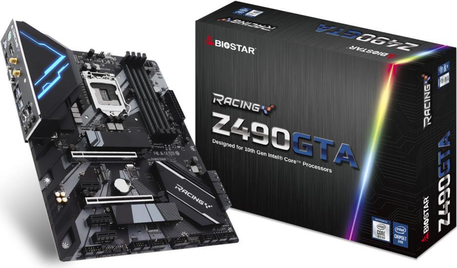 Купить Biostar Z490GTA - Intel - LGA 1200 - Intel® Celeron® - Intel® Core™ i3 - Intel Core i5 - Intel Core i7 - Intel Core i9 - Intel® Pentium® - DDR4-SDRAM - DIMM - 2133,2400,2666,2800,2933,3200,3600,3800,4000,4400 MHz (Z490GT в магазине wardena.ru