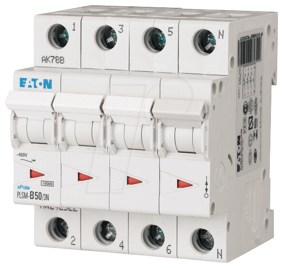 Купить Eaton Leitungsschutzschalter (PLSM-C50/3N-MW) в магазине wardena.ru