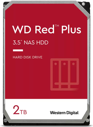 Купить WD Red Plus WDBAVV0020HNC - Festplatte - 2 TB - intern - 3.5" (8.9 cm) - SATA 6Gb/s (WDBAVV0020HNC-WRSN) в магазине wardena.ru