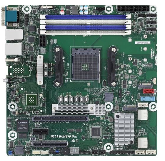 Купить ASRock Rack X570D4U - Motherboard - micro ATX - Socket AM4 - AMD X570 - USB 3,2 Gen 2 - 2 x Gigabit LAN - Onboard-Grafik (X570D4U) в магазине wardena.ru