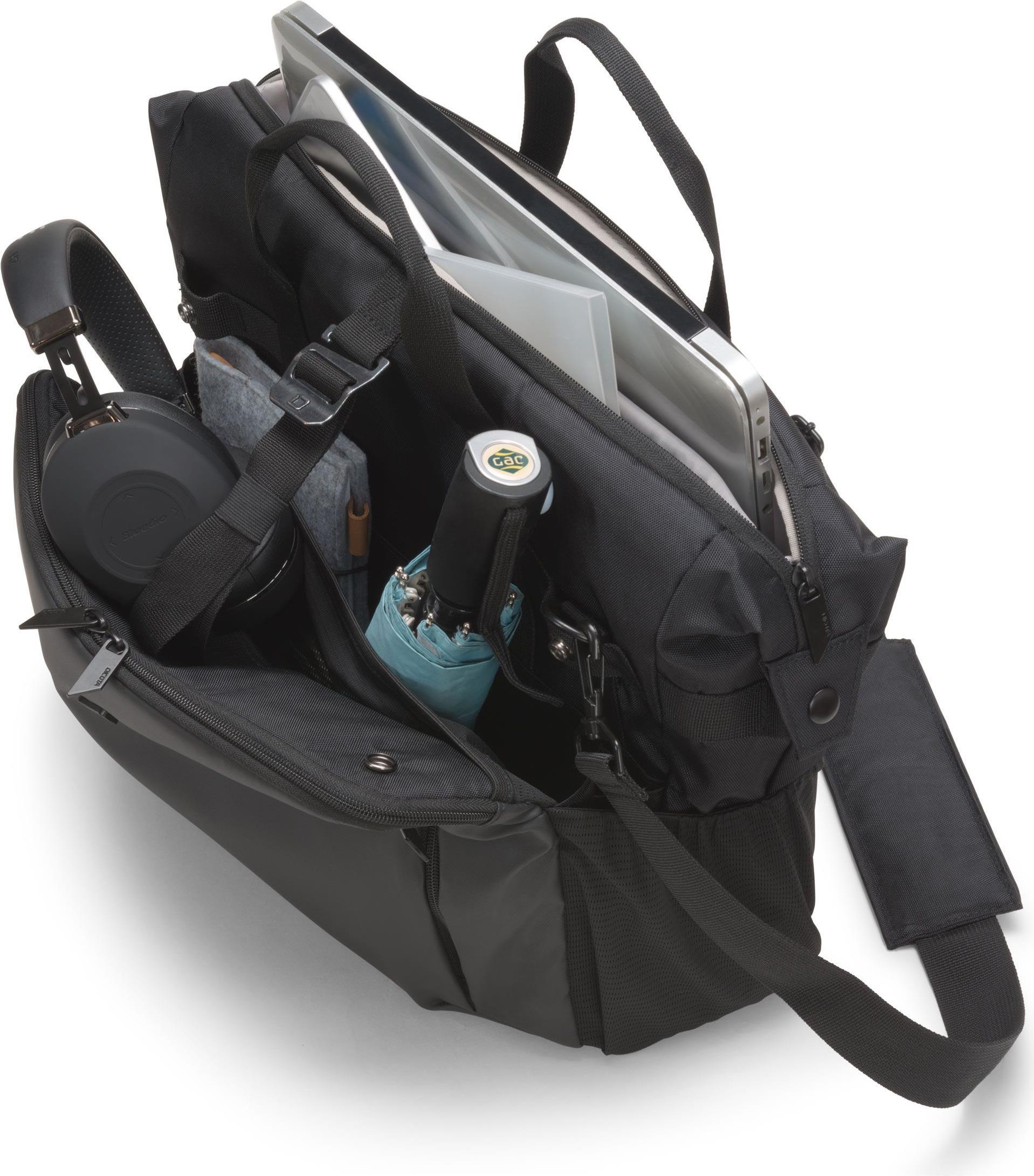 Купить DICOTA Eco Top Traveller Go - Notebook-Rucksack - 39,6 cm - 33,00cm (13") - 15.6" - Schwarz (D31863-RPET) в магазине wardena.ru