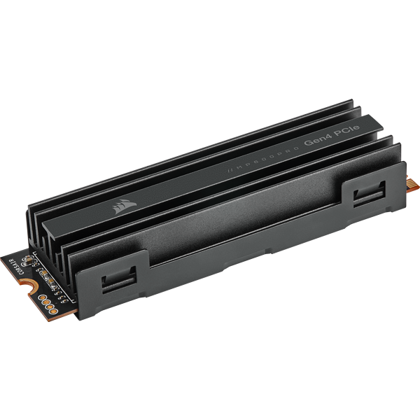 Купить CORSAIR MP600 PRO - SSD - 2TB - intern - M.2 2280 - PCI Express 4,0 x4 (NVMe) - 256-Bit-AES - integrierter Kühlkörper (CSSD-F2000GBMP600PRO) в магазине wardena.ru