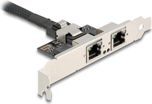 Купить Delock Mini PCIe I/O full size 2 x RJ45 Gigabit LAN (95280) в магазине wardena.ru