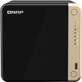 Купить QNAP TS-464 - NAS-Server - SATA 6Gb/s - RAID 0, 1, 5, 6, 10, 50, JBOD, 60 - RAM 4 GB - 2.5 Gigabit Ethernet - iSCSI Support (TS-464-4G) в магазине wardena.ru