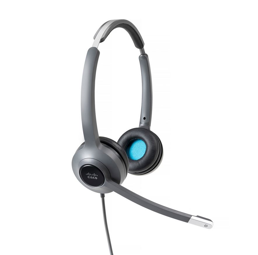 Купить Cisco Headset 522, kabelgebundenes 3,5-mm-Doppel-On-Ear-Headset mit USB-A-Adapter, dunkelgrau, mit beschränkter Haftung (CP-HS-W-522-USB=) в магазине wardena.ru