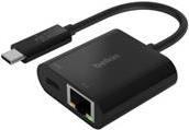Купить Linksys Belkin - Netzwerkadapter - USB-C - Gigabit Ethernet x 1 + USB-C (nur Spannungsversorgung) x 1 (INC001BTBK) в магазине wardena.ru