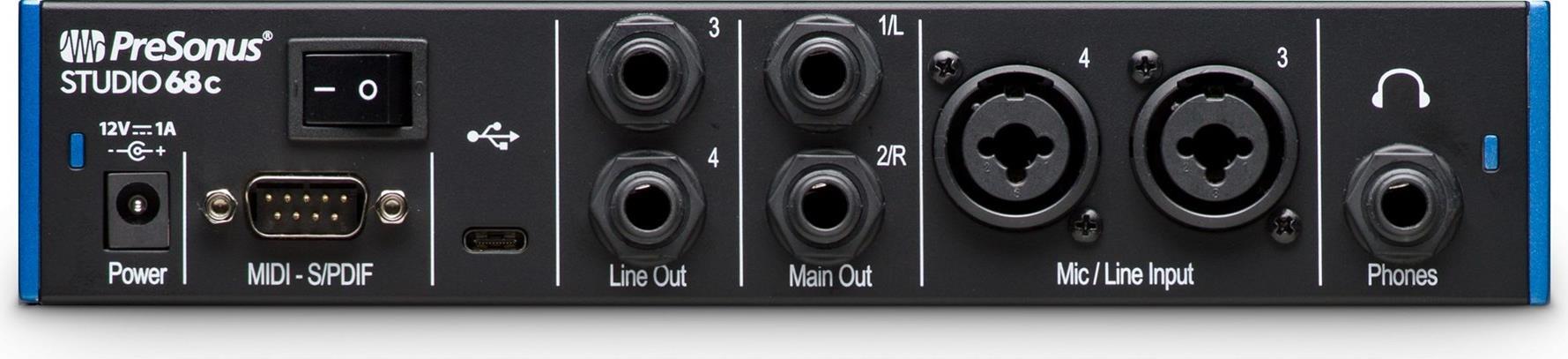 Купить PreSonus Studio 68c - USB-C-Audio-Schnittstelle (PRE STUDIO 68C) в магазине wardena.ru