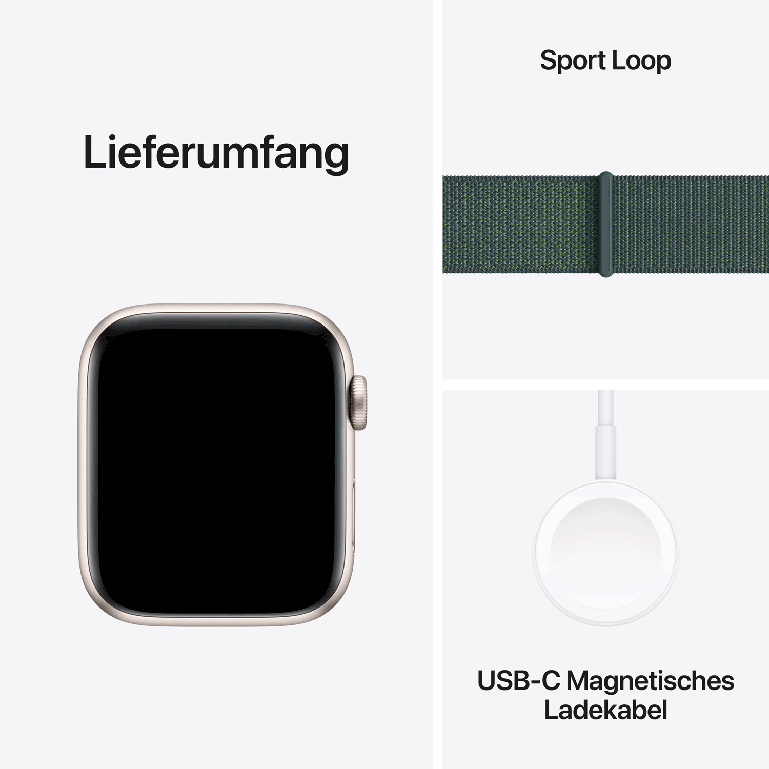 Купить Apple Watch SE GPS + Cellular 44mm Starlight Aluminium Case mit Lake Green Sport Band (MXGV3QF/A) в магазине wardena.ru