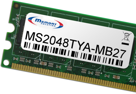 Купить Memory Solution MS2048TYA-MB27 2GB Speichermodul (MS2048TYA-MB27) в магазине wardena.ru