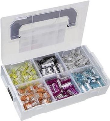 Купить HellermannTyton Verbindungsklemmen-Sortiment flexibel: 1-2.5 mm² starr: 0.5-2.5 mm² 350 St. (148-90046) в магазине wardena.ru