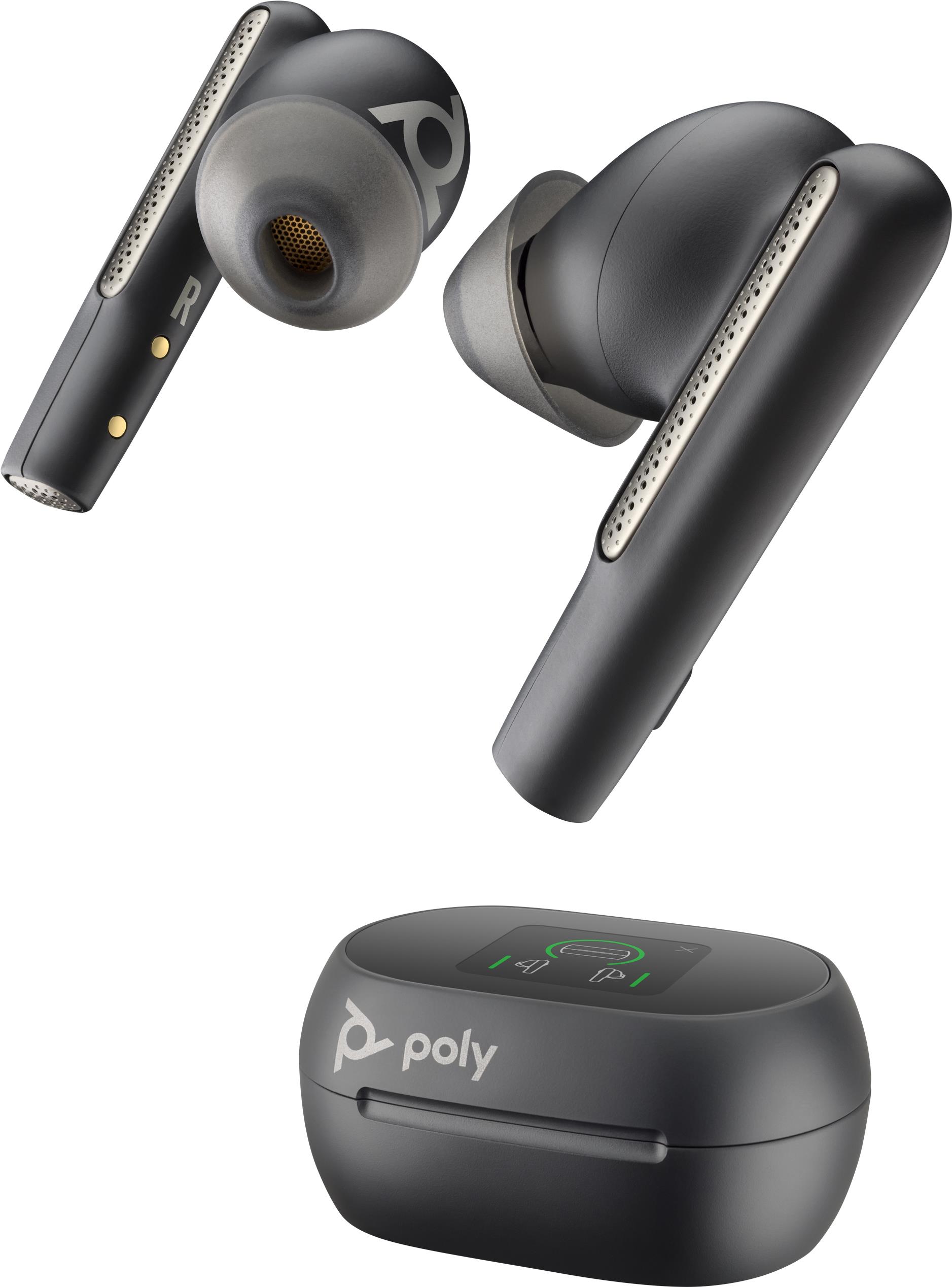 Купить HP POLY Poly Voyager Free 60+ - True Wireless-Kopfhörer mit Mikrofon - im Ohr - Bluetooth - aktive Rauschunterdrückung - 3,5 mm Stecker, Adapter USB-A via Bluetooth - Carbon Black - Certified for Zoom Rooms (7Y8G4AA) в магазине wardena.ru