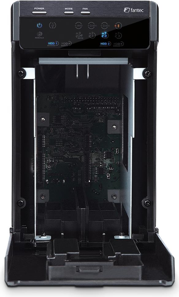 Купить FANTEC QB-X2US3R - Festplatten-Array - 2 Schächte (SATA-600) - USB3.0 (extern) (1826) в магазине wardena.ru