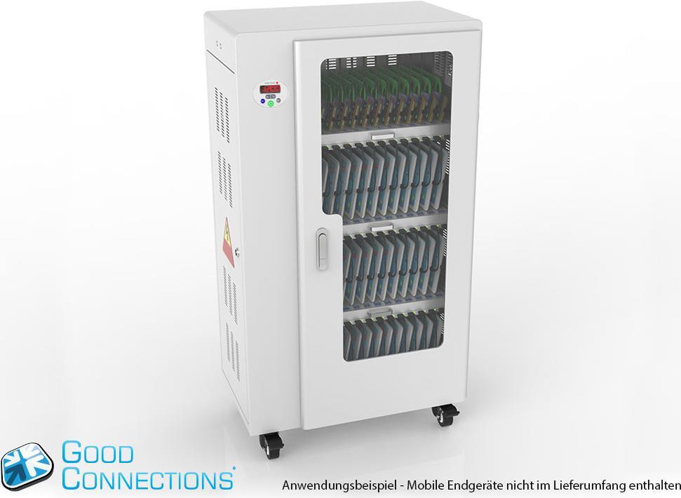 Купить Tablet-Ladewagen für bis zu 52 Geräte, UV-C Desinfektion, Smart Control, Synchronisierungsfunktion f (PCT01-B52G) в магазине wardena.ru