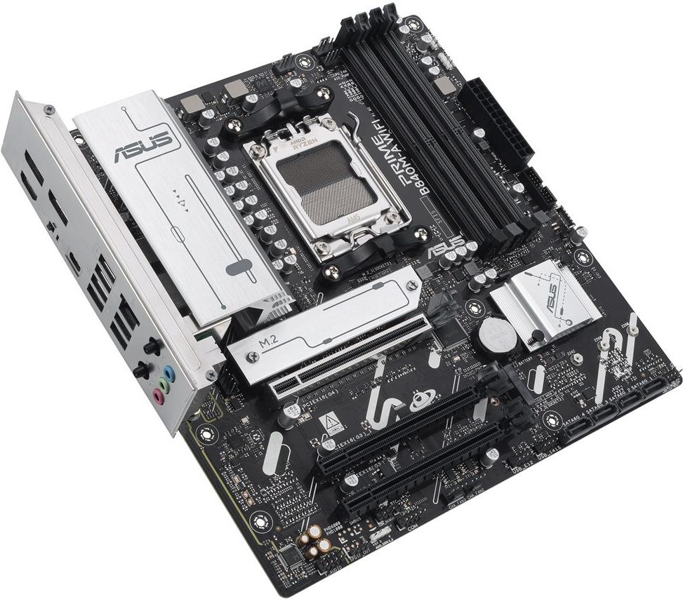 Купить ASUS MB ASUS AMD AM5 PRIME B840M-A WIFI - AMD Sockel AM5 (Ryzen Zen4) - Micro/Mini/Flex-ATX (90MB1J20-M0EAY0) в магазине wardena.ru