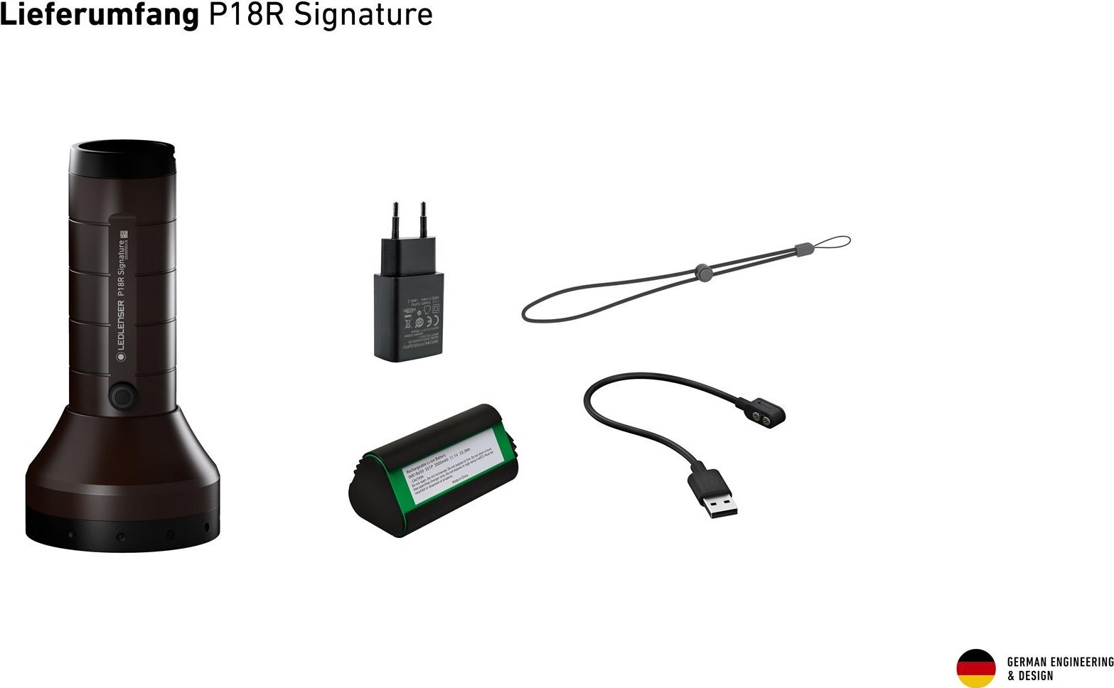 Купить Ledlenser P18R Signature Taschenlampe So dunkel kann kein Wald der Welt sein, dass die P18R Signature mit ihren 4500 Lumen ihn nicht jederzeit weiträumig ausleuchten könnte (502191) в магазине wardena.ru
