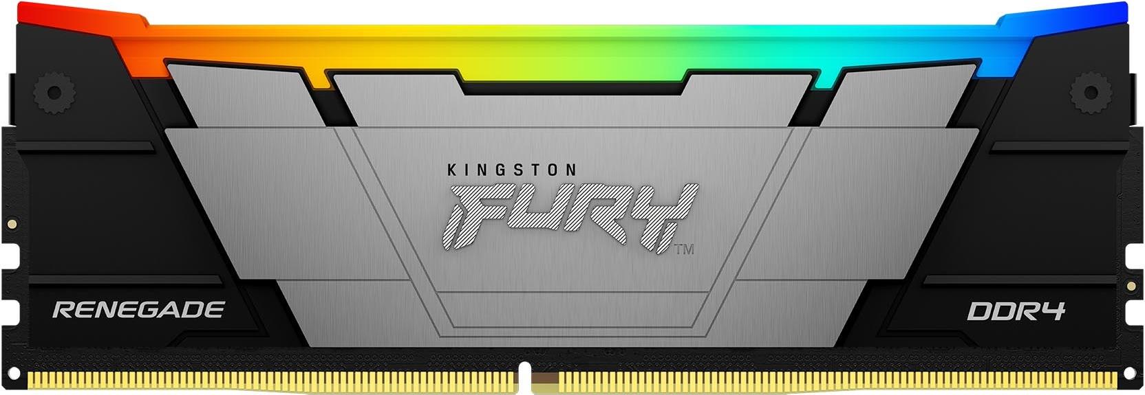 Купить Kingston FURY Renegade RGB - DDR4 - Modul - 16GB - DIMM 288-PIN - 1800 MHz / PC4-28800 - CL16 - non-ECC - Schwarz (KF436C16RB12A/16) в магазине wardena.ru