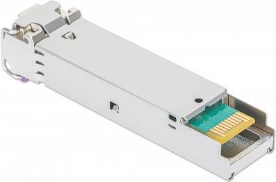 Купить INTELLINET Gigabit SFP Mini-GBIC Transceiver WDM bidirektional für LWL-Kabel 1000Base-BX-U (LC) Singlemode-Port, 80 km, BiDi WDM (RX1550/TX1490), MSA-konform für maximale Kompatibilität, silber (508797) в магазине wardena.ru