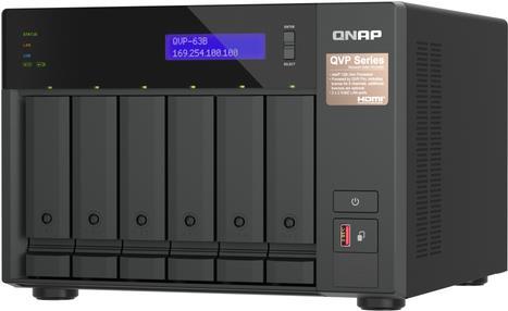 Купить QNAP QVP-63B NAS & Speicherserver Tower Eingebauter Ethernet-Anschluss Schwarz (QVP-63B) в магазине wardena.ru