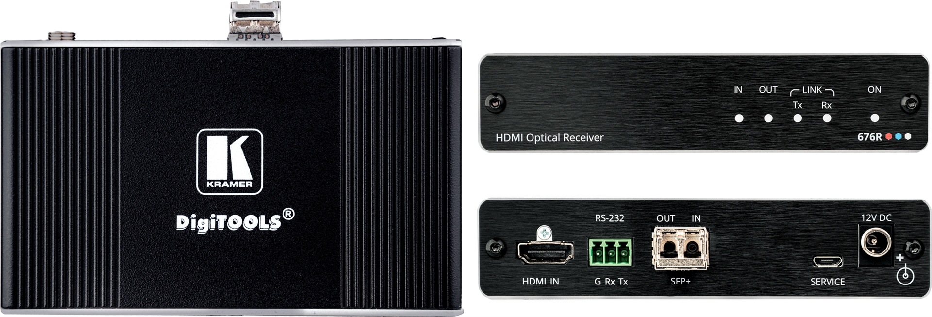 Купить KRAMER 676R 4K HDMI/RS232 Fiber Receiver (50-167690) в магазине wardena.ru