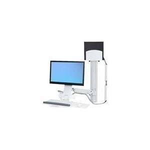 Купить Ergotron StyleView Sit-Stand Combo System With Medium white CPU Holder - Befestigungskit (Gelenkarm, Wandschienenhalterung) für LCD-Anzeige/Tastatur/Maus/Barcodescanner/CPU (Heben und Senken) - Kunststoff, Aluminium - we (45-271-216) в магазине wardena.ru