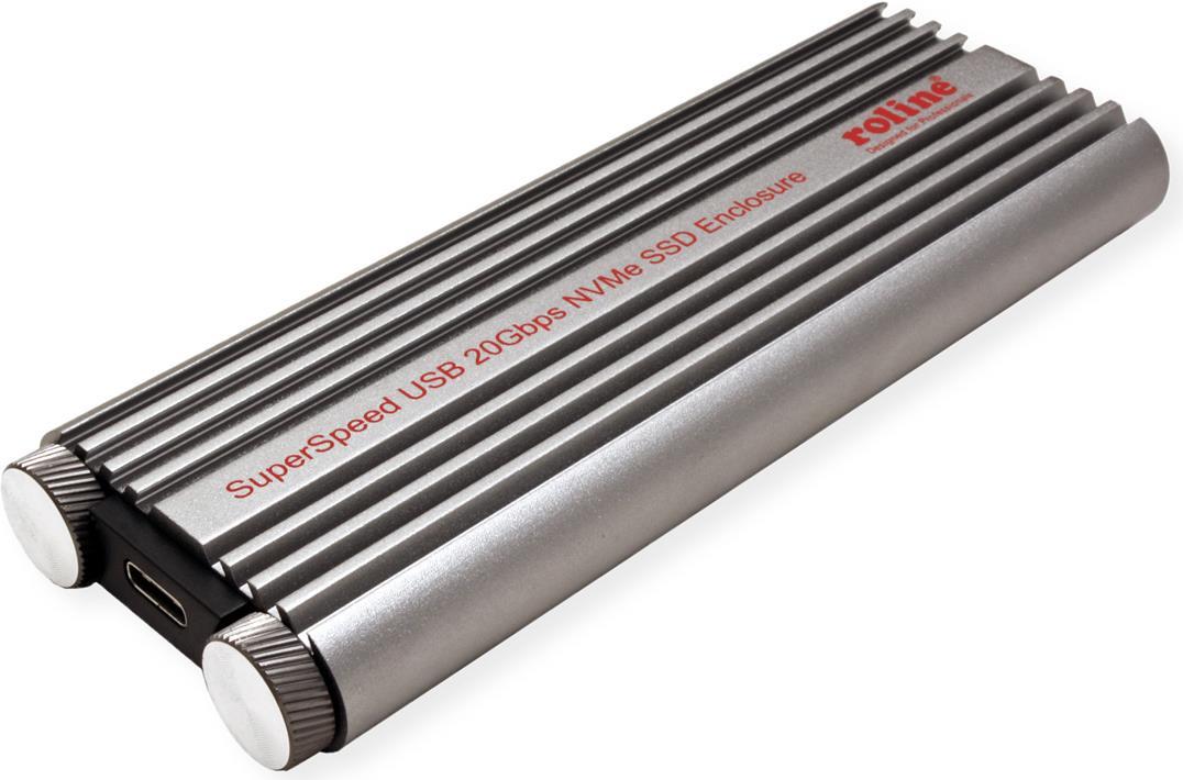 Купить ROLINE 16.01.4147 Speicherlaufwerksgehäuse SSD-Gehäuse Aluminium - Schwarz M.2 (16.01.4147-10) в магазине wardena.ru