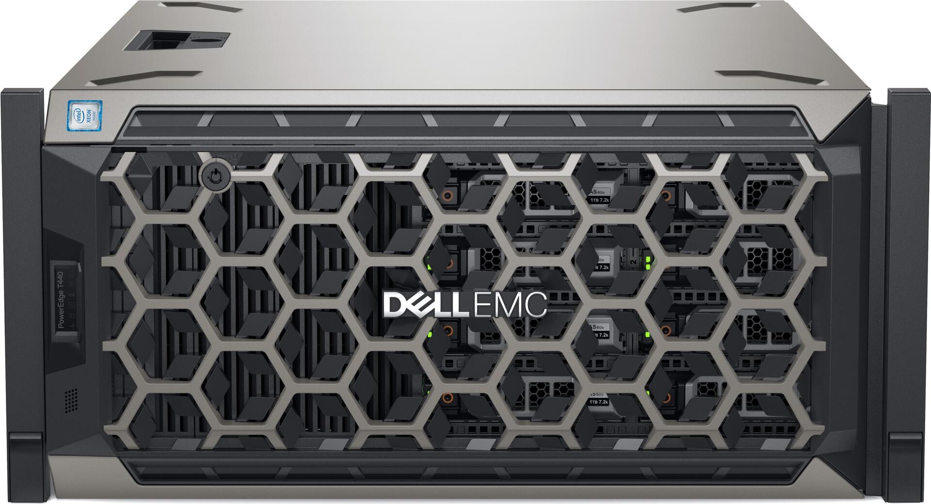 Купить DELL PowerEdge T440 Server 600 GB Tower (5U) Intel® Xeon Silver 2,1 GHz 16 GB DDR4-SDRAM 495 W (PET4401B) в магазине wardena.ru