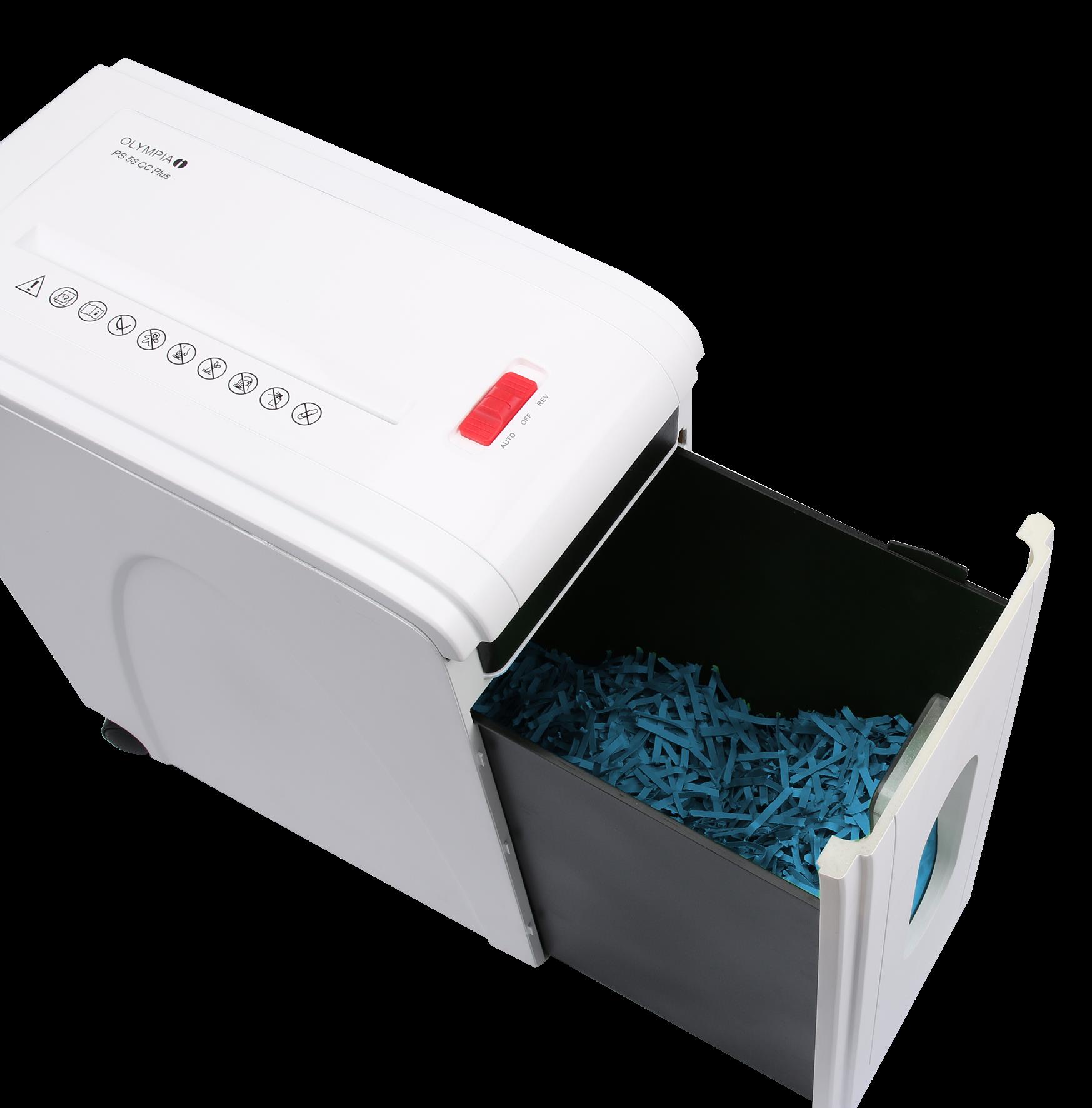 Купить Olympia PS 58 CC Plus Aktenvernichter Kreuzschreddern 75 dB 22 cm Rot - Weiß (2718) в магазине wardena.ru