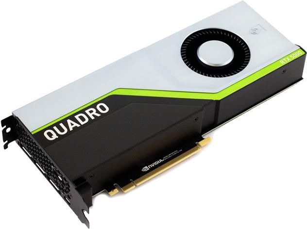 Купить PNY NVIDIA Quadro RTX 5000 - Grafikkarten - Quadro RTX 5000 - 16GB GDDR6 - PCIe 3.0 x16 - 4 x DisplayPort, USB-C (VCQRTX5000-SB) в магазине wardena.ru