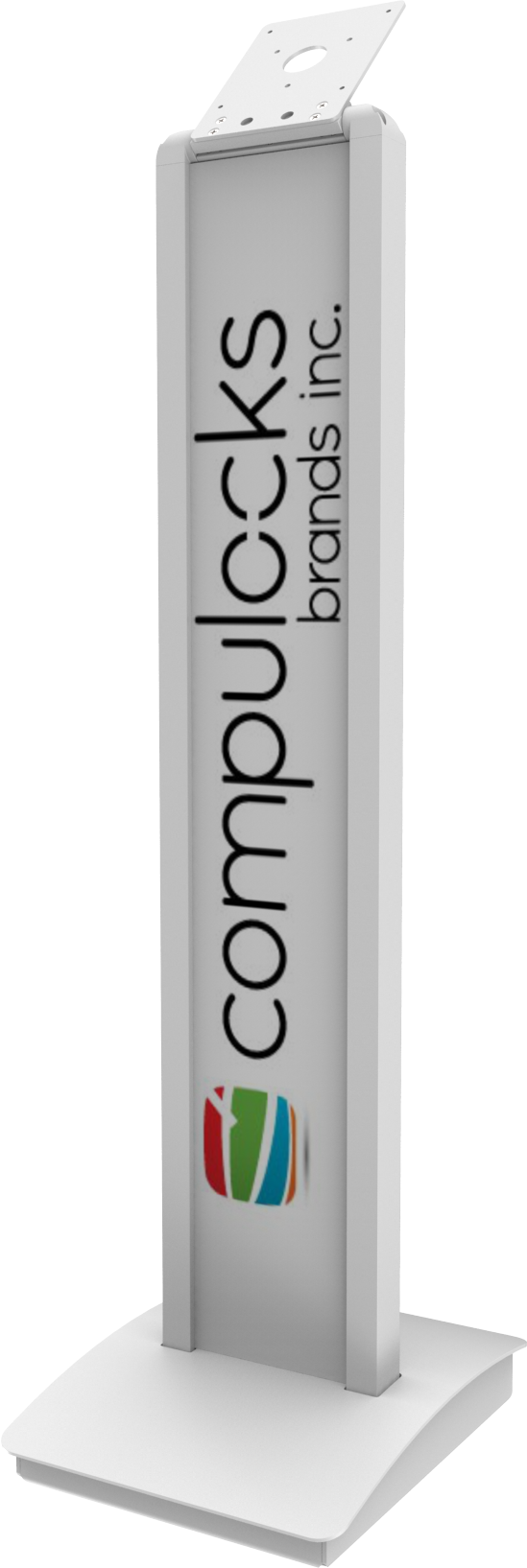 Купить Compulocks Tablet Floor Stand Branded Mount BrandME - White - Aufstellung - Aluminium - weiß - stehend (140W) в магазине wardena.ru