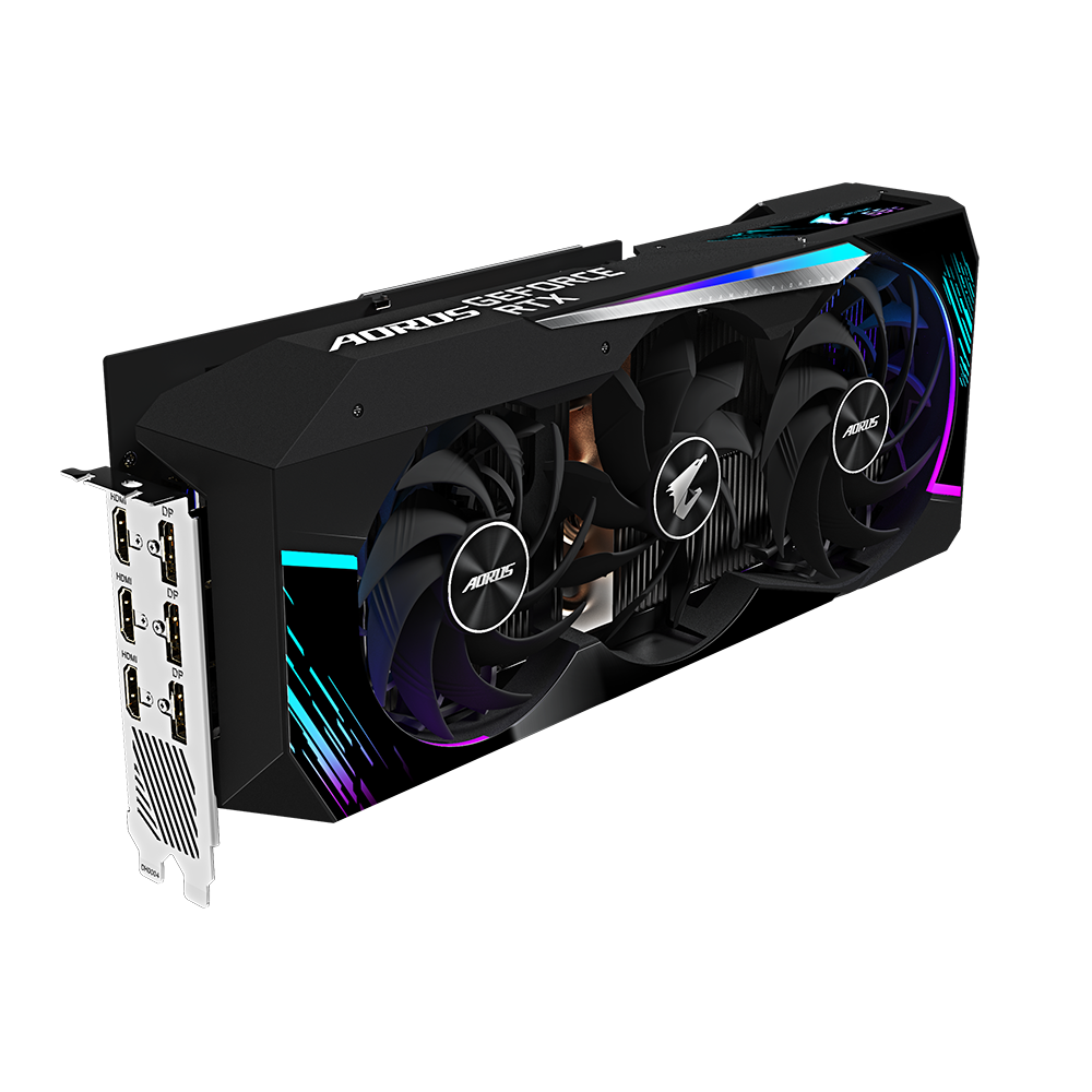 Купить Gigabyte AORUS GeForce RTX 3080 MASTER 10G (rev. 2.0) - Grafikkarten - GF RTX 3080 - 10 GB GDDR6X - PCIe 4.0 x16 - 3 x DisplayPort, 3 x HDMI (GV-N3080AORUS M-10GD 2.0) в магазине wardena.ru