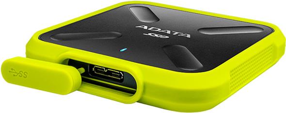 Купить ADATA Durable SD700 - SSD - 1 TB - extern (tragbar) - USB 3.1 Gen 1 - Gelb (ASD700-1TU31-CYL) в магазине wardena.ru