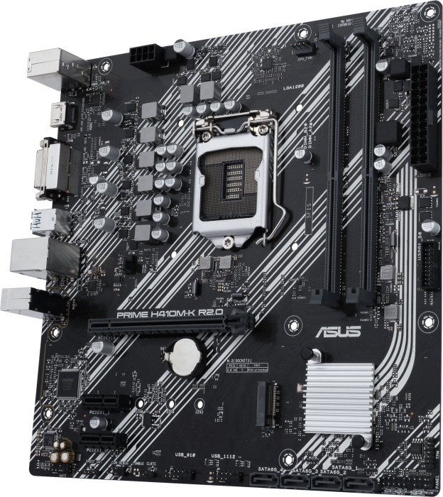 Купить ASUS PRIME H410M-K R2.0 - Motherboard - micro ATX - LGA1200-Sockel - H470 Chipsatz - USB 3.2 Gen 1 - Gigabit LAN - Onboard-Grafik (CPU erforderlich) - HD Audio (8-Kanal) (90MB1A70-M0EAY0) в магазине wardena.ru