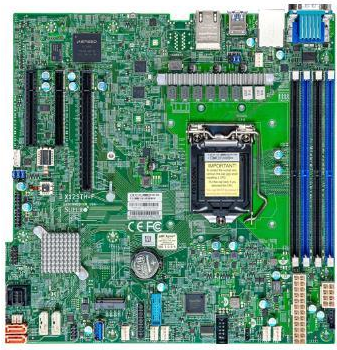 Купить Super Micro SUPERMICRO X12STH-F - Motherboard - micro ATX - LGA1200-Sockel - C256 Chipsatz - USB 3,2 Gen 1 - 2 x Gigabit LAN - Onboard-Grafik (MBD-X12STH-F-O) в магазине wardena.ru