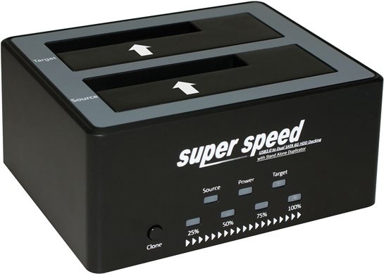 Купить ROLINE - HDD-Dockingstation - Buchten: 2 - 6.4 cm, 8.9 cm (2.5", 3.5") - SATA 6Gb/s - 600 MBps - USB 2.0 - Schwarz (16.01.4122) в магазине wardena.ru