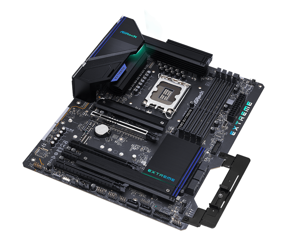 Купить ASRock Z690 Extreme - Motherboard - ATX - LGA1700-Sockel - Z690 Chipsatz - USB-C Gen2, USB 3,2 Gen 1, USB 3,2 Gen 2, USB-C Gen 2x2 - Gigabit LAN, 2,5 Gigabit LAN - Onboard-Grafik (CPU erforderlich) - HD Audio (8-Kanal) ( (90-MXBHN0-A0UAYZ) в магазине wardena.ru